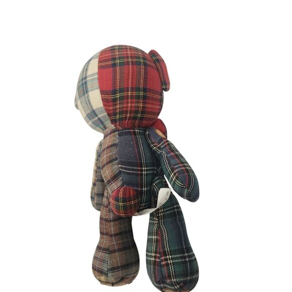 1996 Precious Moments Parker Plaid Jointed Patchwork Teddy Bear 1760 NWT - Picture 5 of 6